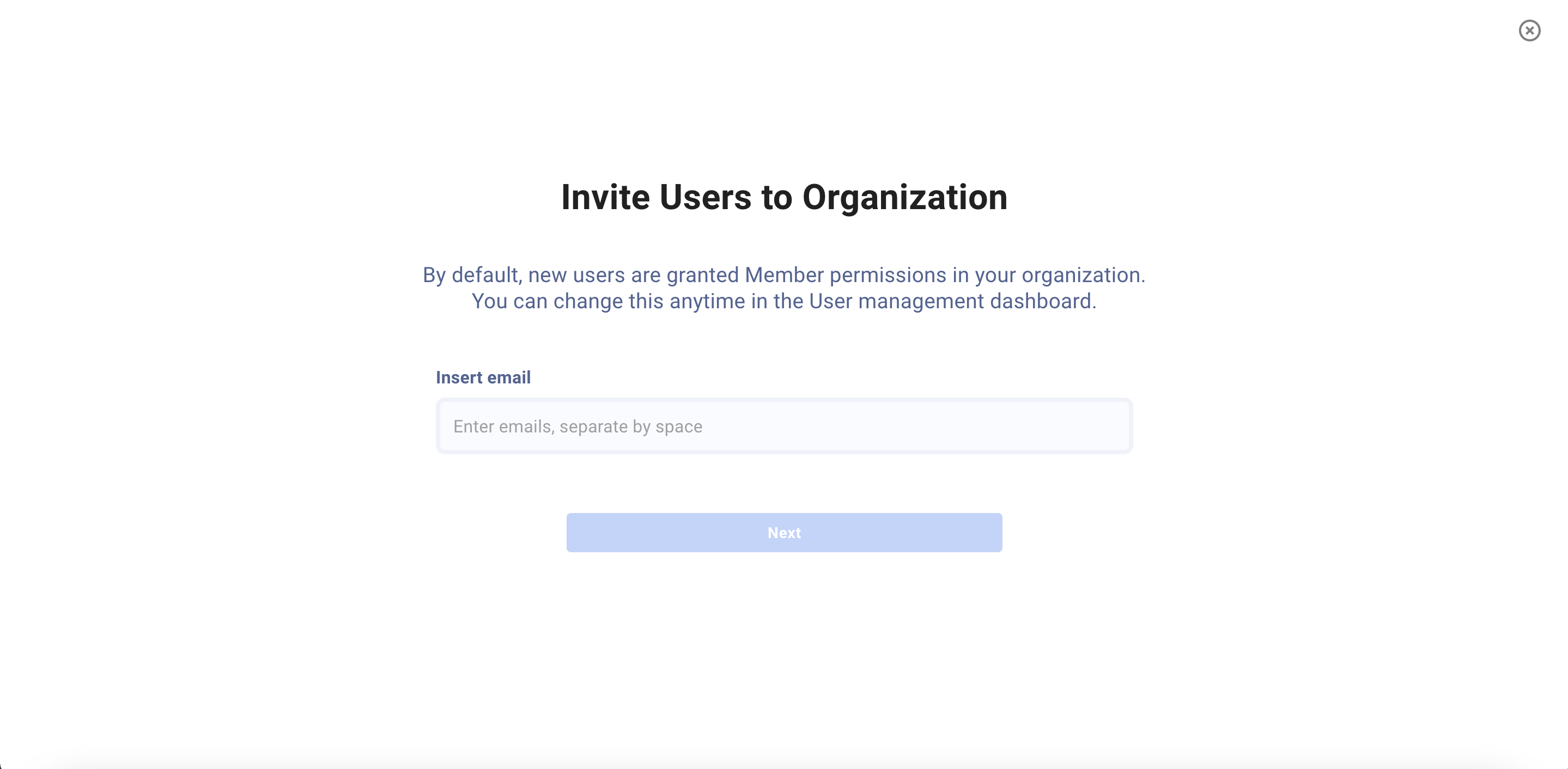 Invite users to your Katalon TestOps organization.