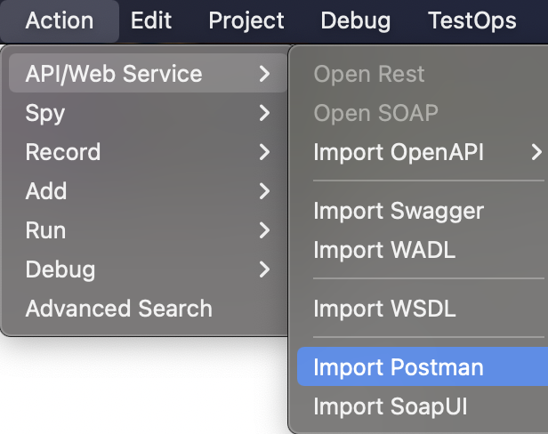 Import Postman